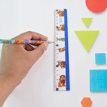 Cartoon Printed Plastic Ruler 20 cm (1 Pc)