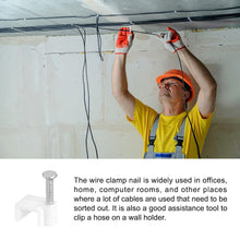 Nail Cable Clips for Wire Management (10mm & 50 Pc)