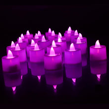 Flameless LED Tealights, Smokeless Plastic Decorative Candles - Led Tea Light Candle For Home Decoration, Diwali (Pack Of 24)