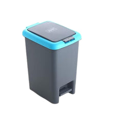 Apex Plastic Push N Pedal Dust Bin | Hands-Free Operation, Compact Design 6.5 Liters (1 Pc / Mix Color)