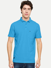 MUDO Men's Polo Collar Half Sleeves T-Shirt | Casual Blended Cotton Polo Style Tee for Office, Casual and Vacation (Size S to 5XL)