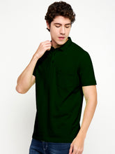 MUDO Men's Polo Collar Half Sleeves T-Shirt | Casual Blended Cotton Polo Style Tee for Office, Casual and Vacation (Size S to 5XL)